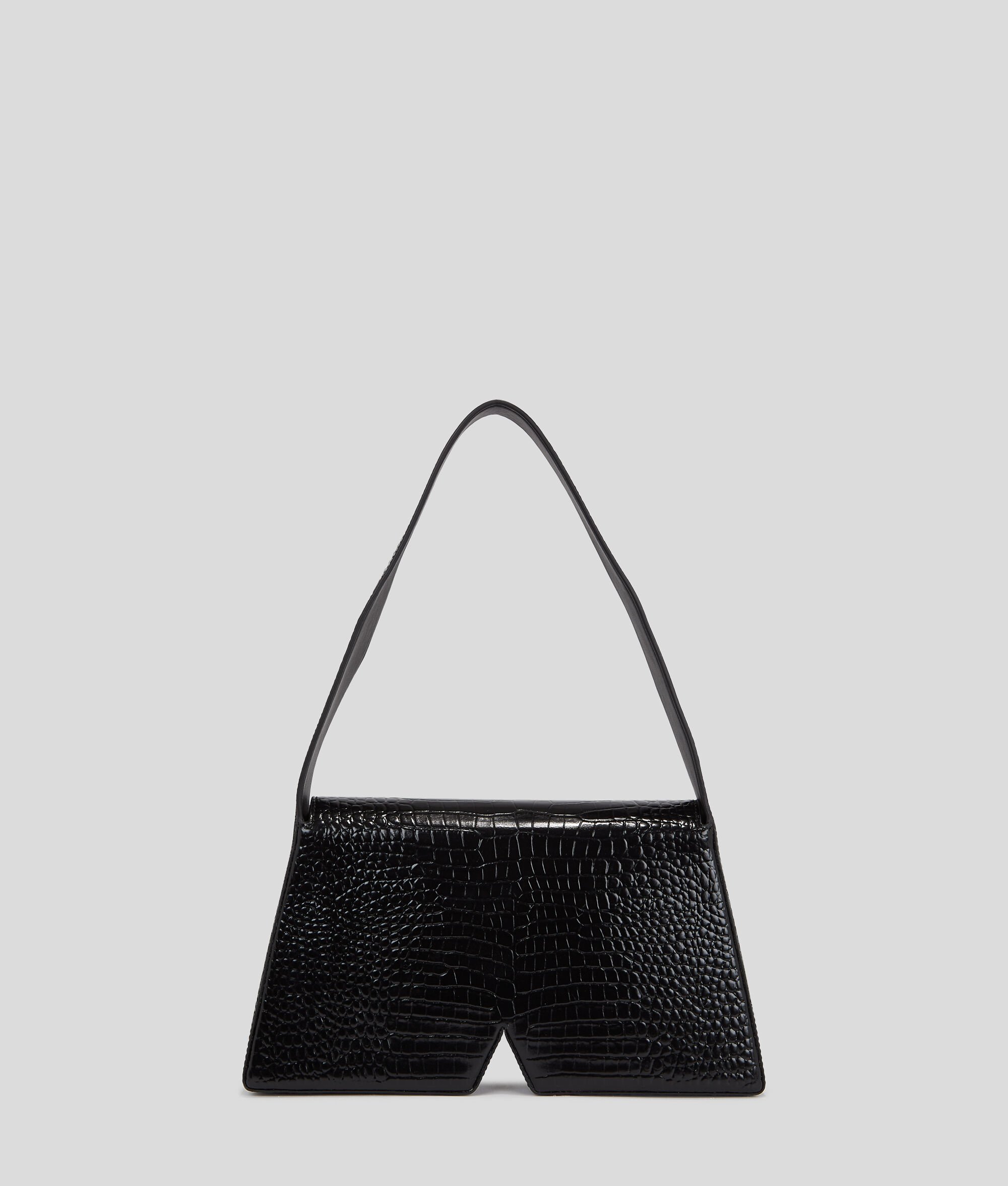 (image for) High-Quality IKON K MEDIUM CROC-EFFECT SHOULDER BAG